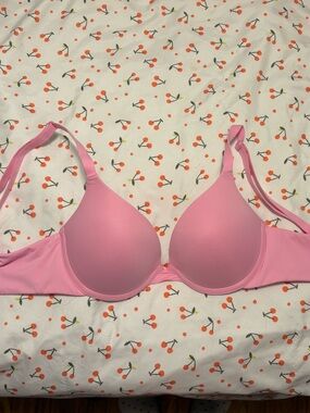 Boux Avenue pink push-up plunge bra 30D